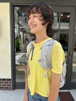 フォン(fon)&nbsp;ショートレイヤー × パーマ