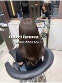 ヘーゼルブラウンで柔らかい質感に