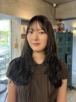 ギフトサニーサイド(gift sunny side)&nbsp;透ける暗髪＊レイヤーカット