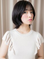 カバーヘア ブリス 志木南口駅前店(COVER HAIR bliss)&nbsp;黒髪クラゲヘアネオウルフカットくびれハッシュボブ20代30代V