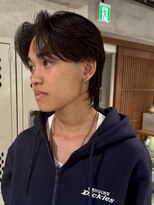 ハイプ マン 藤沢(HYPE MAN)&nbsp;フェザーパーマ毛流れパーマセンターパートニュアンス眉カット