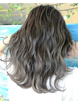 トーク 伊丹本店(TAL'KE) TAL'KE/バレイヤージュ×ダークグレー_350