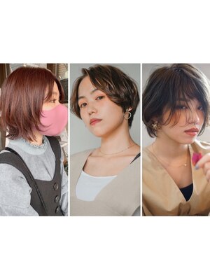 ショートヘアは似合わせが大切★小顔効果でもっと可愛く☆骨格や顔のパーツに合わせて似合うショートに◎