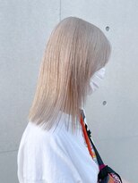 チカシツ(Chikashitsu) white beige  bob