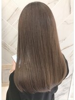 ジーナ 船橋(Zina)&nbsp;オトナ女子ツヤ髪アッシュカラーふんわりミディシースルーバング