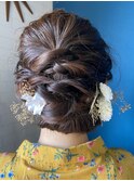 お着物ヘアセット!