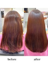 ボルジェ(Bolge)&nbsp;縮毛矯正で後ろ姿美人に！まるで地毛のようなストレート！☆