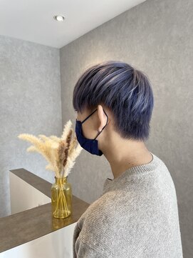 ヴォイスヘアーデザインウル(Voice hair design ulu) ブルーシルバー＃群馬県＃玉村町＃高崎市＃前橋市