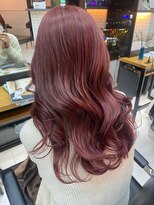 ゲーム 下北沢(GAME)&nbsp;デジタルパーマミルクティーピンクカラー髪質改善韓国ヘア下北沢