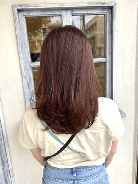 エイミーバイアフロート(amie by afloat) * 重軽レイヤーにモテ色◎ピンクブラウン