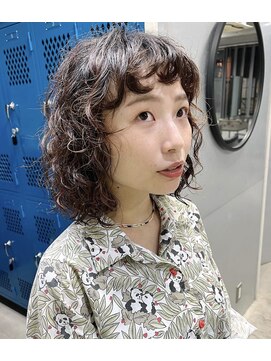 ナループロア ハチ(Nalu pu loa hachi) ボブパーマ/黒髪パーマ/切りっぱなしボブ/ショートボブ