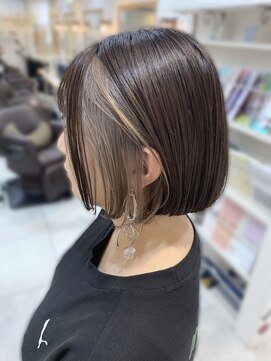 ラフューネ ヨコハマ(Raffune Yokohama) ボブ×インナーカラー / 高橋 勇樹