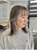 シルキーベージュくびレイヤーエモージュデザインカラー透明感