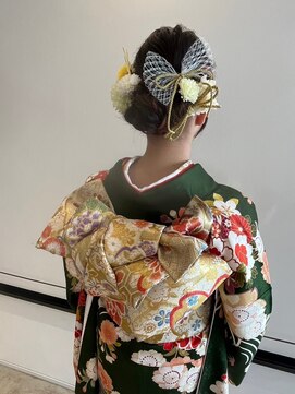 モック(moc) ヘアアレンジ　ヘアセット　着物ヘア