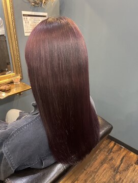 ユニコヘア(unico hair) 髪質改善メテオストレート＋カラー