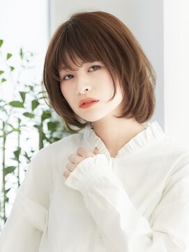 アンフィニー 銀座(ANFINI) 東京　銀座　東銀座　小顔　ひし形　ミディアム　レイヤー