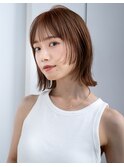 20代30代大人かわいいナチュラル暗髪ゆるめパーマヘア