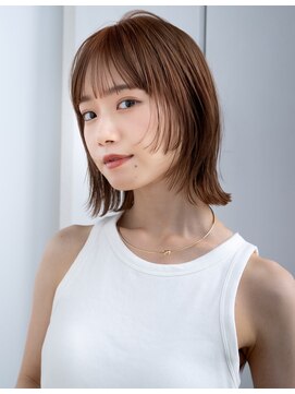 レノラ 本町(LENORA) 20代30代大人かわいいナチュラル暗髪ゆるめパーマヘア