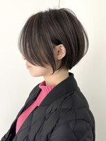 ジルブラン(JIL BLAN) ハイライトバレイヤージュダブルカラーショートカット30代40代