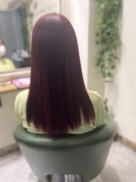 ヘアサロン レリー(hair salon relie) ワインレッドカラー☆