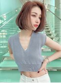 黒髪小顔ワンレンストレートレイヤー5123