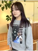 インナーカラー/インナーラベンダー/似合わせカット