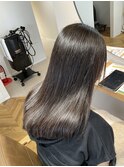 髪質改善ストレート×ロングスタイル
