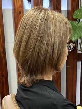 ハーシーバイアポロ 相模大野(HERSHE by apollo) 髪質改善縮毛矯正,レイヤー,縮毛矯正,白髪ぼかしハイライト.白髪