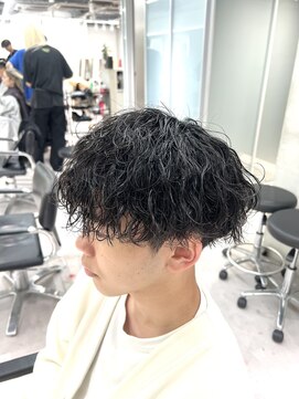 スイ 松戸(SUI) メンズショート×強めシャドウパーマ