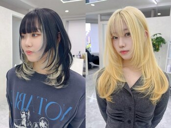 エイル 茶屋町(Eir)の写真/【気軽に楽しむ、最新トレント。】小顔◎トレンドレイヤーカット+TR2step¥6,500*デザインカラーとの相性◎