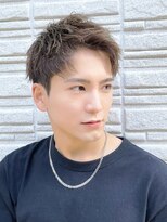 ハレ ヘアサロン(Hale hair salon)&nbsp;Haleブルーブラックフェザーパーマサーフカールニュアンスパーマ