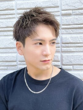 ハレ ヘアサロン(Hale hair salon) Haleブルーブラックフェザーパーマサーフカールニュアンスパーマ