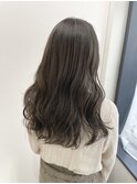 オリーブベージュ/ゆる巻き