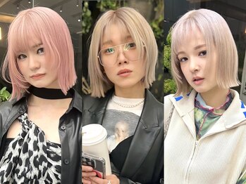 ワク 藤沢店(waku)の写真/トップスタイリストのみ在籍☆あなたの理想の顔周りを実現☆ミリ単位にこだわるカットが大好評！[ブリーチ]