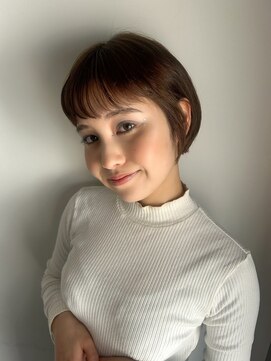 フラミューム 三島(flammeum) 丸みショートボブ