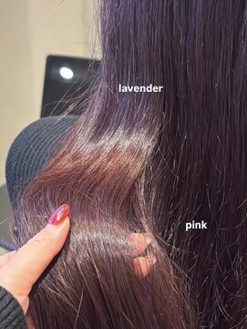 ケリーアン 太田(kelly.un) ピンクラベンダー / ラベンダー / 艶カラー / 暖色系カラー