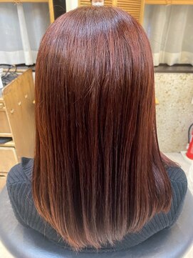 ヘアリゾート粋 トゥジュ 池袋東口店(tujuh) 艶髪/透明感ローズブラウン/レイヤーカット