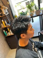 トニコ(toniko)&nbsp;ピンパーマ×ツーブロック×ビジネスヘア