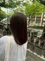 トイロ(toiro)&nbsp;レイヤーカットミルクティーベージュブリーチなしダブルカラー