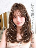 韓国　顔まわり　レイヤー　レイヤーカット　２０代３０代