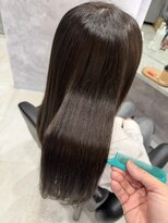 バディ 中野駅前店(BUDDY)&nbsp;縮毛矯正×ダークブラウン【中野美容室/新中野】