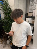 ソヨン 本厚木店(SOYON) シャドウパーマ ショートセンターパート 韓国風マッシュ