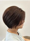 黒髪/クラゲヘアー/オリーブグレー/小顔/ココアベージュ/伊勢崎