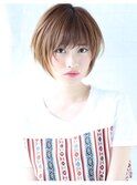 小顔にします！ミセスショートボブ