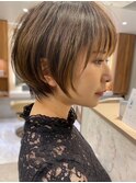 王道丸みショート