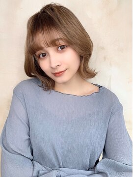 ニスル センター南店(NISURU） 似合わせカット/大人ガーリー/ダークアッシュ/着物/センター南