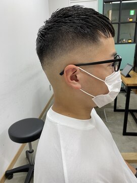 キューズ クラブ(cuz KLUB) 【cuzKLUB】スキンフェード×クロップバーバースタイル〔池袋〕