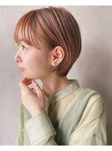 好感度抜群!女の子らしい短すぎないショート《骨格補正小顔》