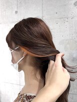 フラット(FLAT)&nbsp;イヤリングカラー×オレンジ