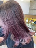 グラデーションピンクパープル☆